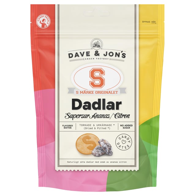 Dave & Jon´s Dadlar S-märke Sura 125 g