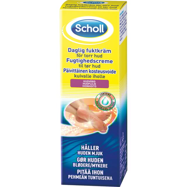 Scholl Daglig Fuktkräm Torr Hud 75 ml