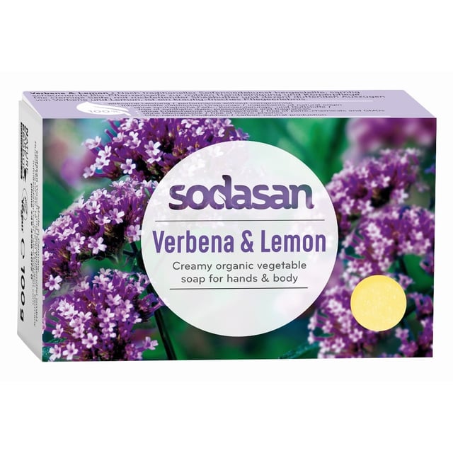 Sodasan Verbena & Citron Eko Tvål Hand & Kropp 100 g