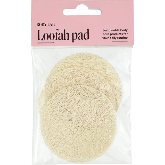 BODY LAB Facial Loofah Pad 3 st