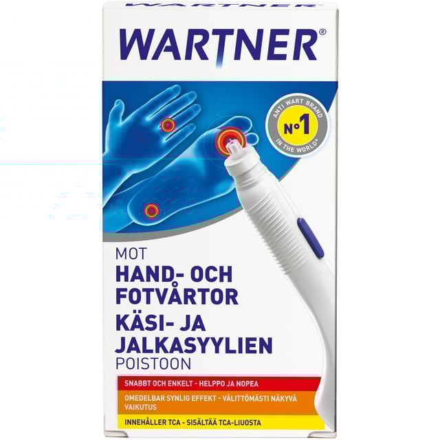Wartner Pen Vårtpenna Vårtmedel För Hand & Fotvårtor 1 st