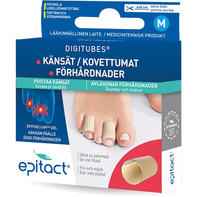 Epitact Digitubes Tåskydd M 4st