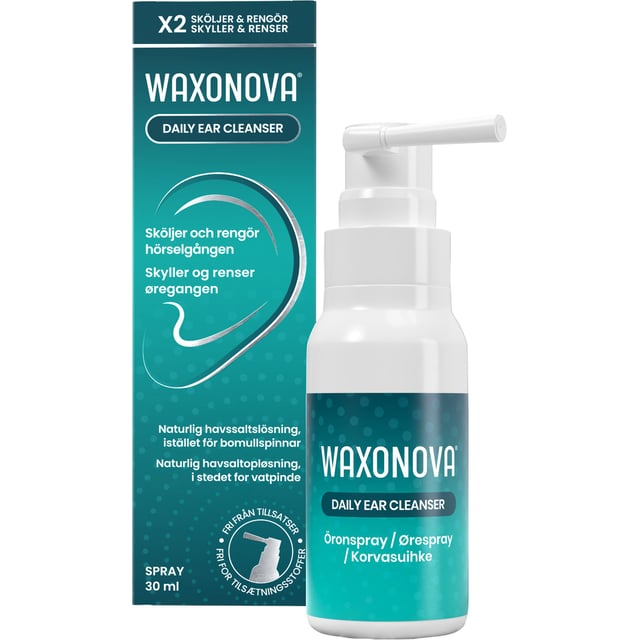 Waxonova Daily Ear Cleanser Öronspray för daglig rengöring 30 ml