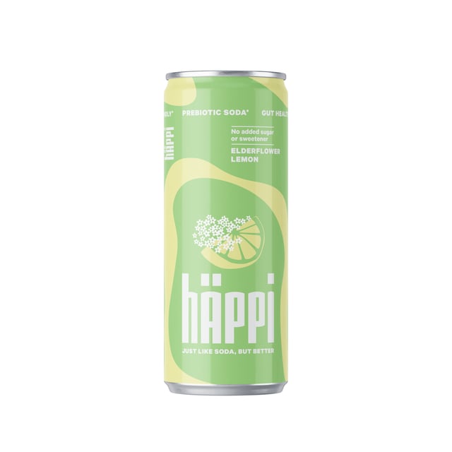 hÄppi Prebiotisk Läsk Fläder & Citron 330 ml
