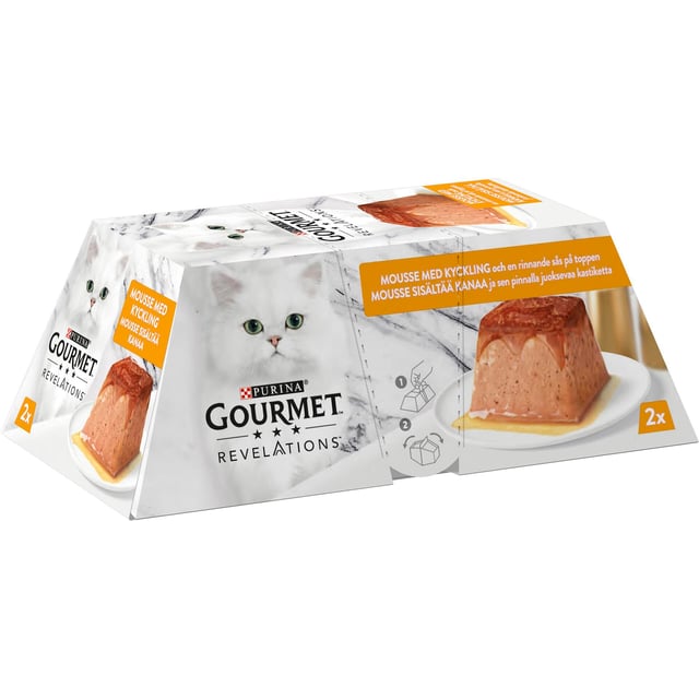 Purina Gourmet Revelations Kattmat Mousse Kyckling 2 x 57 g