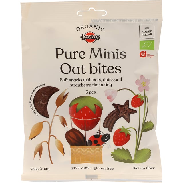 Castus Havrebites Jordgubb EKO