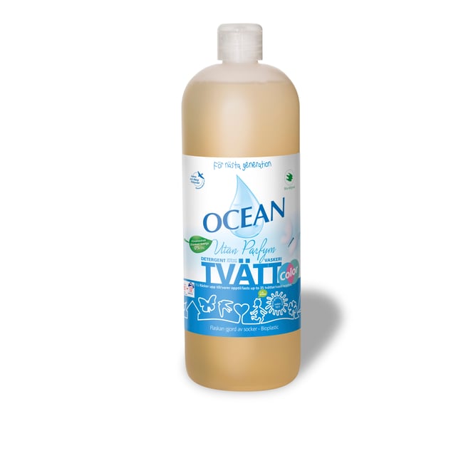 Ocean Flytande Tvättmedel Color Oparfymerad 1 liter