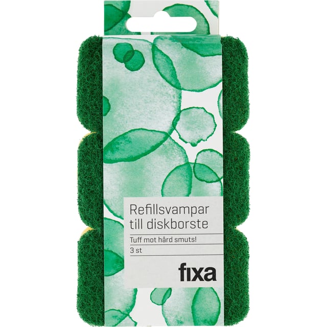 Fixa Refillsvampar Grov Till diskborste 3 st