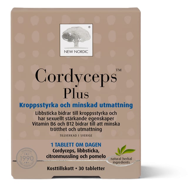 New Nordic Cordyceps Plus 30 tabletter