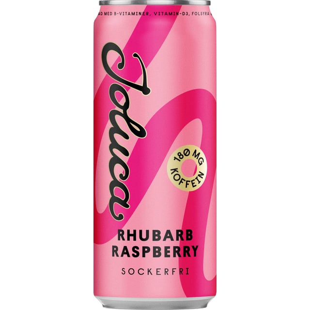 Joluca Energidryck Rhubarb Raspberry 330 ml