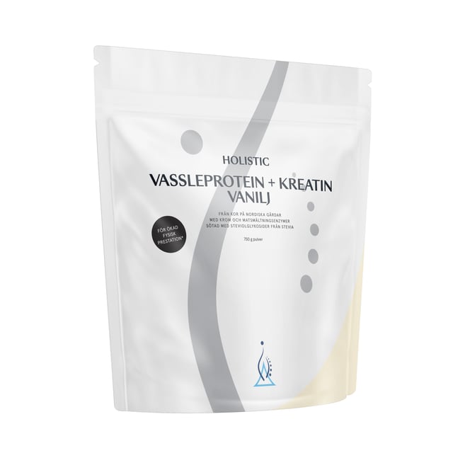 Holistic Vassleprotein + Kreatin Vanilj 750 g