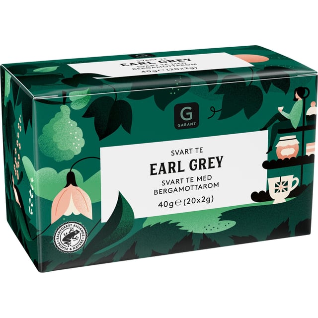 Garant Svart Te Earl Grey 40 g