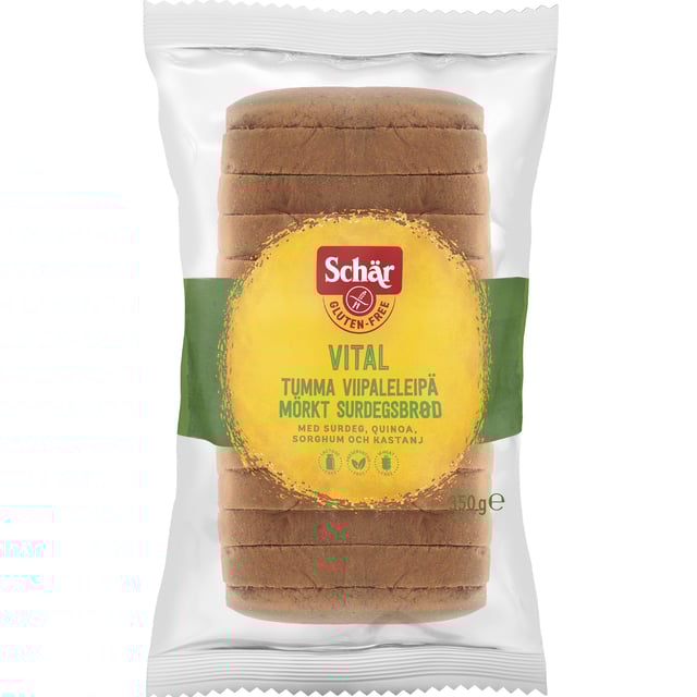 Schär Vital Mörkt Surdegsbröd 350g