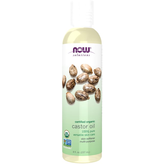 Now Organic Castor Oil 237 ml