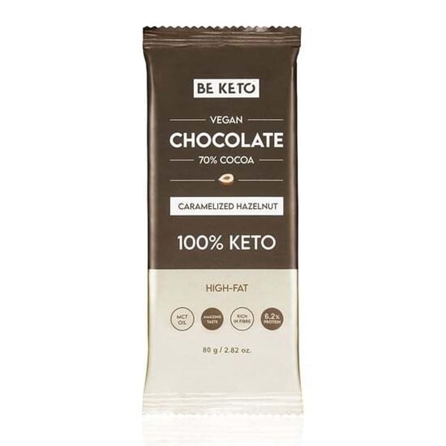 BeKeto Chocolate Caramelized Hazelnut 80 g