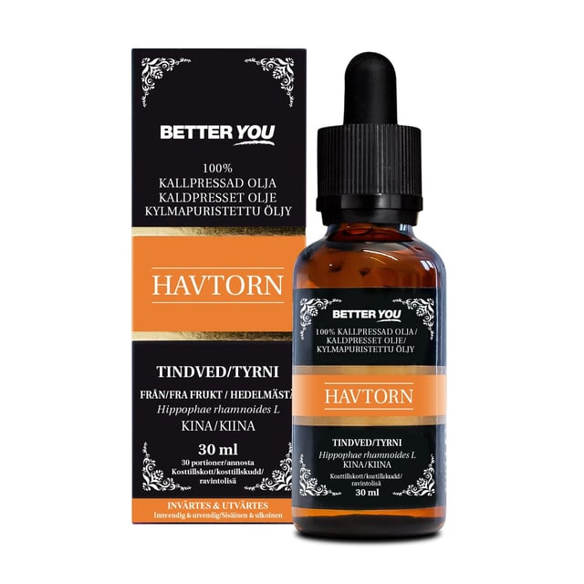 Better You Havtornsolja Kallpressad 30 ml