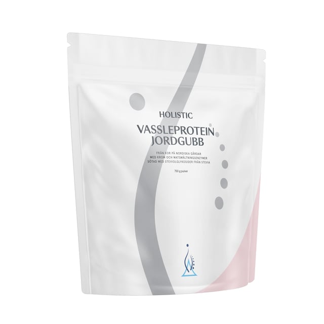 Holistic Vassleprotein Jordgubb 750 g