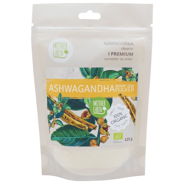 Mother Earth Ekologiskt Ashwagandhapulver 125g