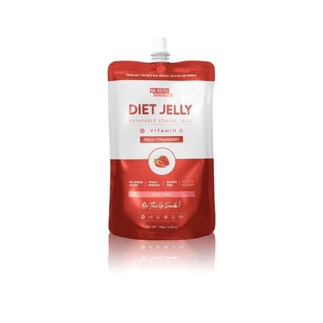 BeKeto Diet Jelly Konjac Fresh Strawberry 150 g