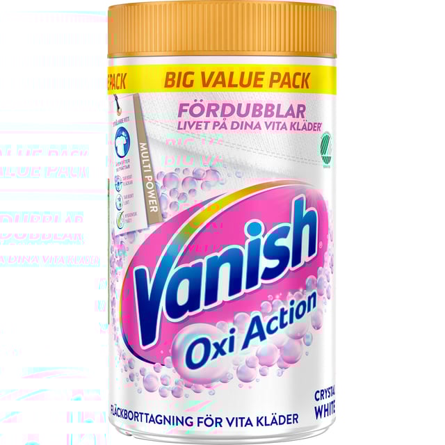 Vanish White Laundry Booster Fläckborttagningspulver 1400 g