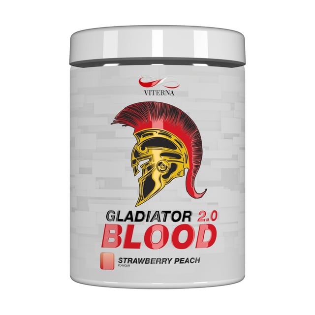 Viterna Gladiator Blood 2.0 Strawberry Peach Vegan 460 g