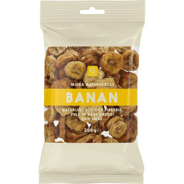 Garant Torkad Banan 200g