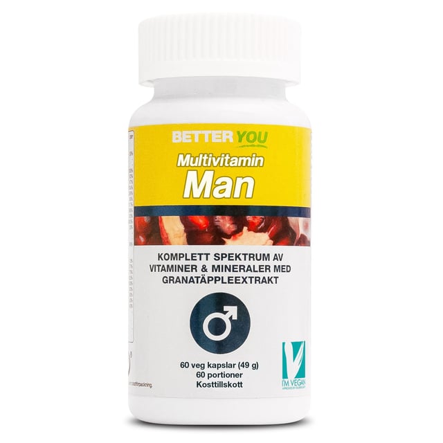 Better You Multivitamin Man  60 kapslar