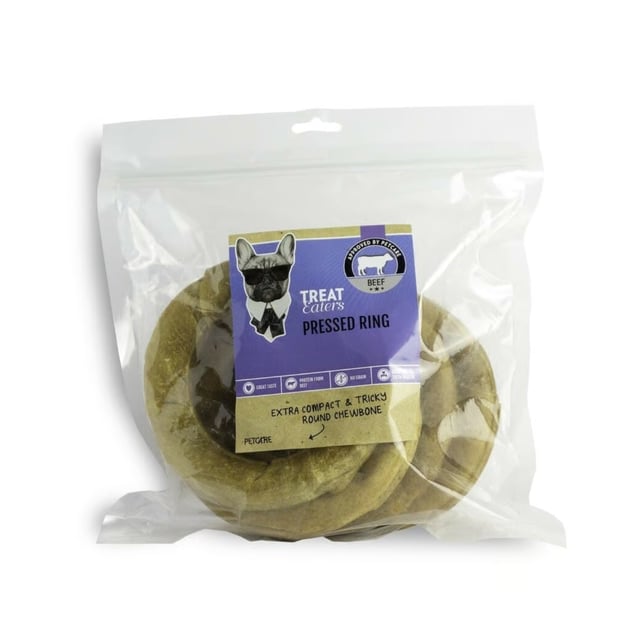 Treateaters Pressed Ring Natural 15 cm 4 st