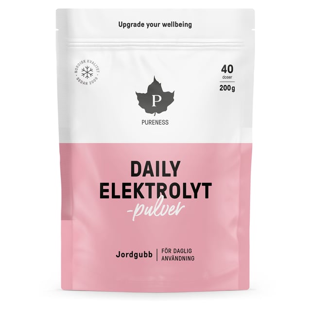Pureness Daily Elektrolytpulver Jordgubb - 200 g