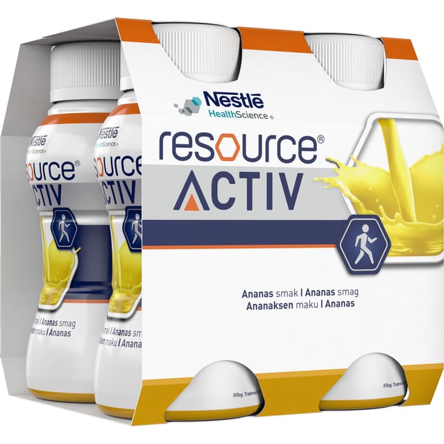 Nestlé Resource Activ Ananas 4 x 200 ml