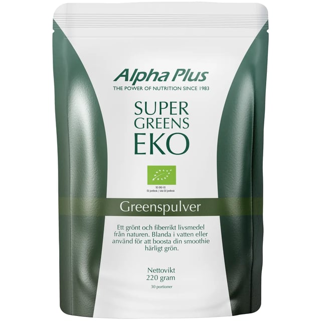 Alpha Plus Super Greens EKO 220 g