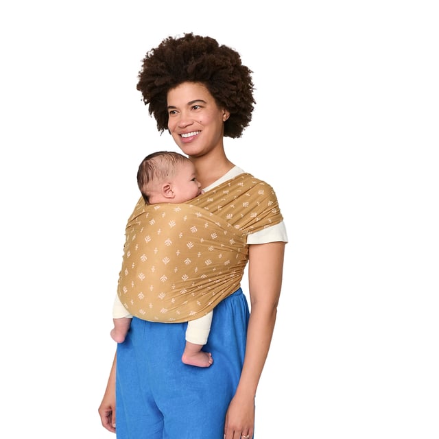 Ergobaby Aura Wrap Knit Soft Camel Harvest Bärsjal