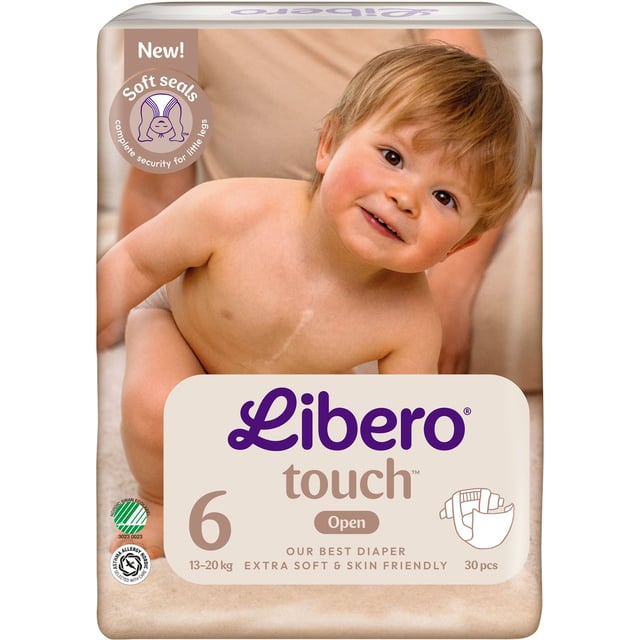 Libero Touch 6 Blöjor (13-20 kg) 30 st