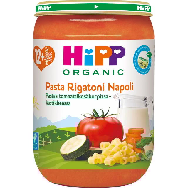 Hipp Pasta Rigatoni Napoli 12+ månader 220g