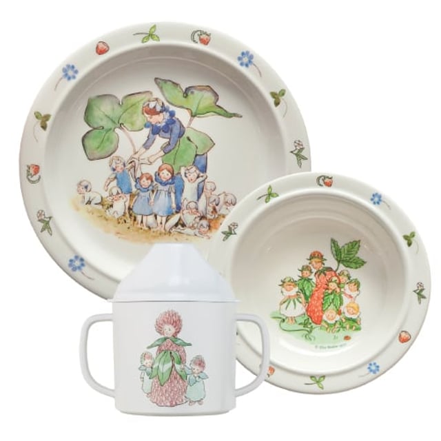 Rätt Start, Elsa Beskow Blomsterbarn Barnservis 3-delar