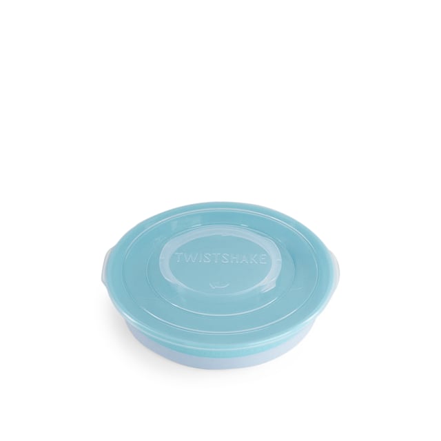 Twistshake Barntallrik Med Lock Blå