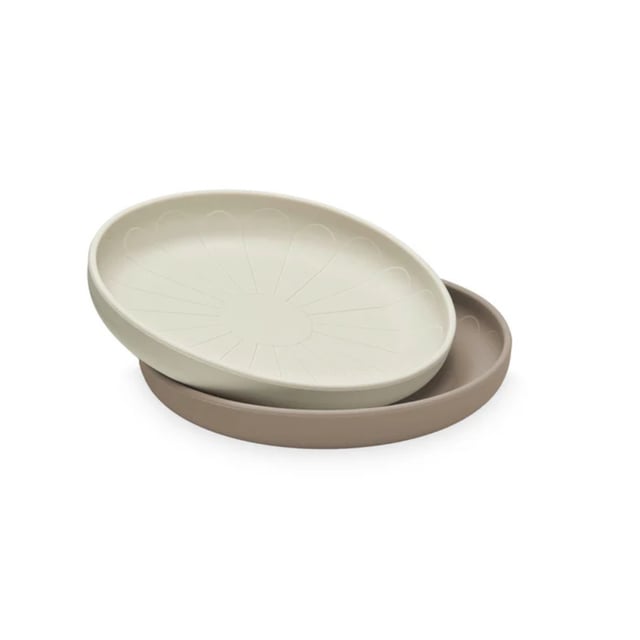 Cam Cam Copenhagen Tallrikar Blomform 2-pack Earth Mix