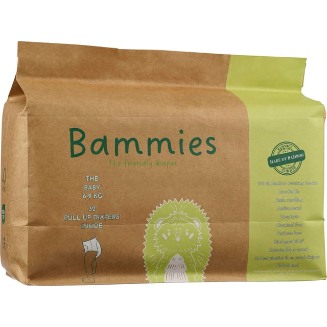 Bammies Bambublöjor Byxblöjor The Baby 32 st