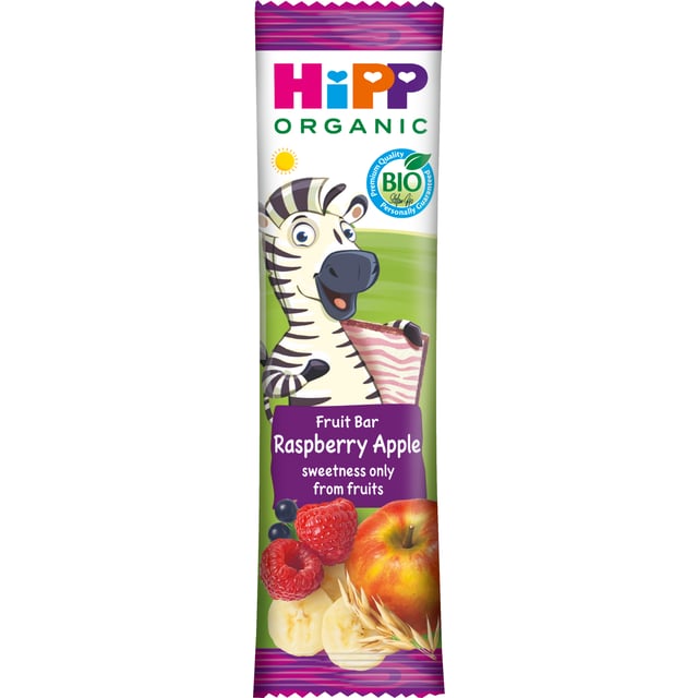 Hipp Frukt Bar Hallon Äpple 23 g