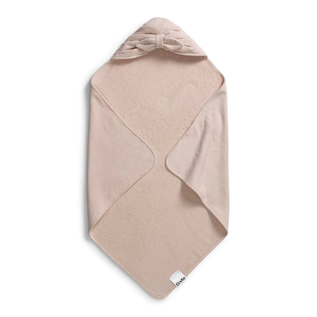 Elodie Hooded Towel Powder Pink Bow