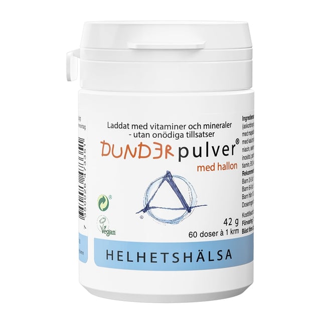 Helhetshälsa Dunderpulver Barnvitamin 60 doser à 1 kryddmått