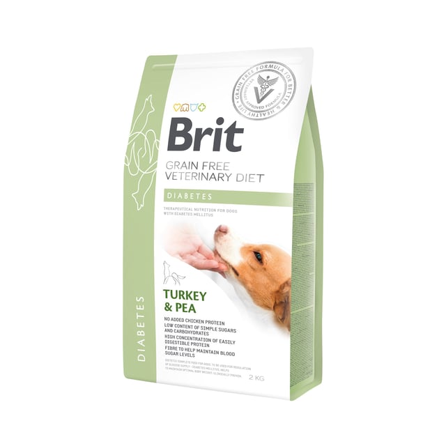 Brit Veterinary Diet Brit Grain-Free Vet Diets Dog Diabetes 2 kg