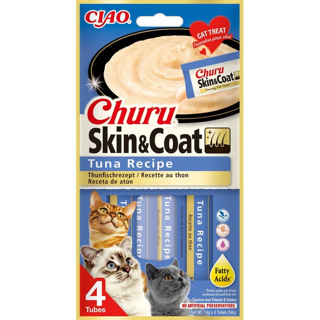 Churu Skin & Coat Tuna 4 st