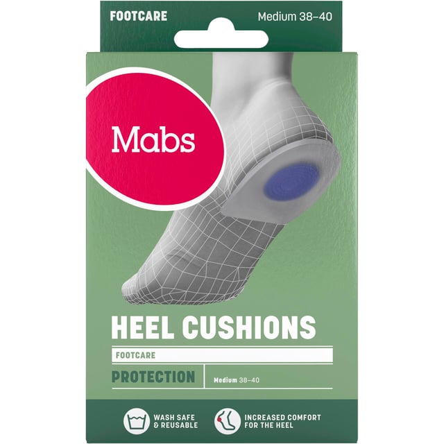 Mabs Heel Cushions M (38-40) 1 par