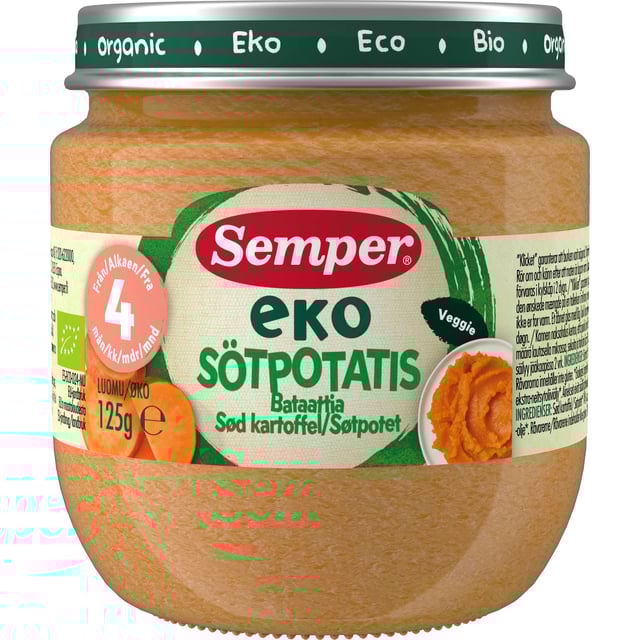 Semper EKO Sötpotatis 4 månader 125 g
