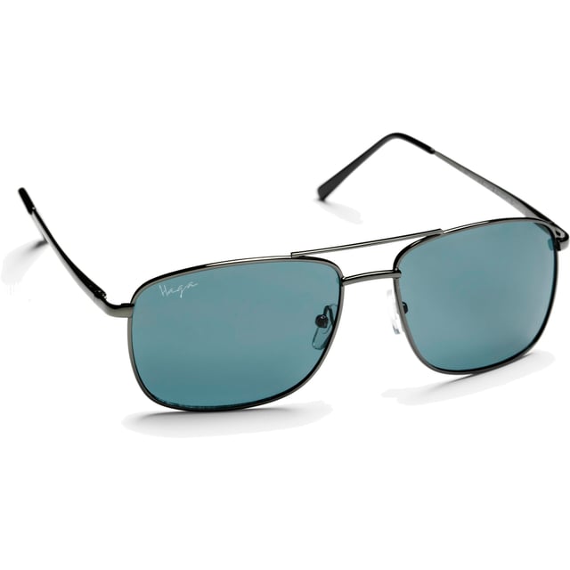 Haga Eyewear Prague Shiny Gun Grey lens