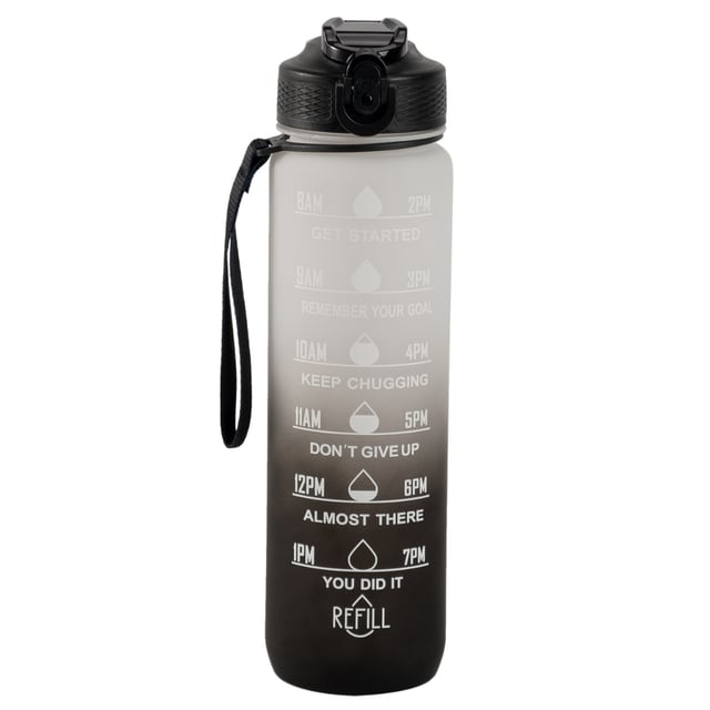 Sthlm Hydra Bottle Black & White 1 liter