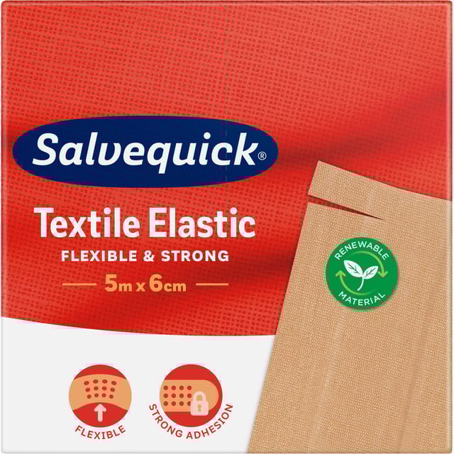 Salvequick Plåster textil längd 5 m