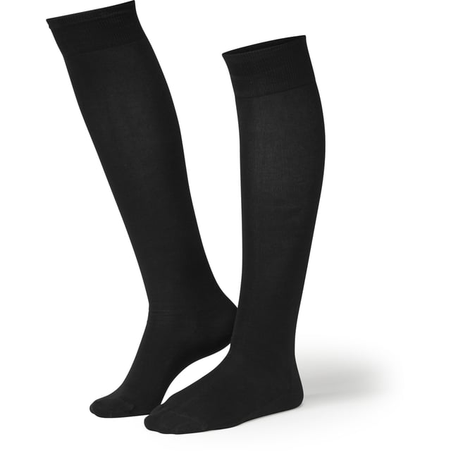 Life Wear Stödstrumpa Bomull M-37/39 Svart 1 par