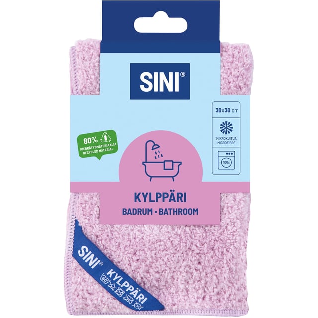 SINI Mikrofiberduk Badrum 30x30 cm